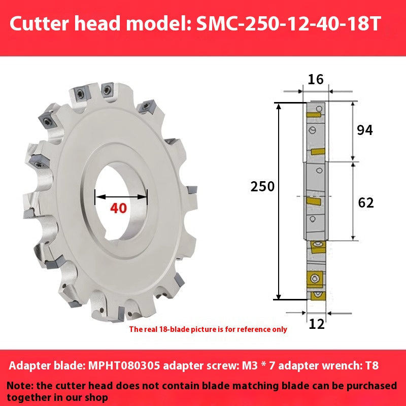 2080-CNC sleeve SMD side and face milling cutterhead CNC indexable chip SMC cutterhead T-slot grooving MPHT06 Shandong Denso Pricision Tools Co.,Ltd.